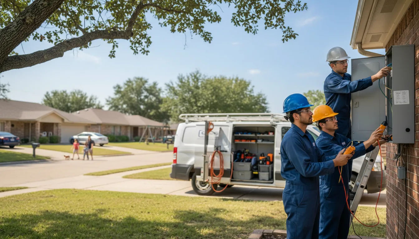 Certified electrician providing emergency electrical services in Barronett, WI